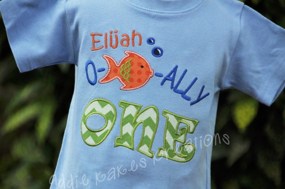 Ofishally One Shirt Fishing Birthday Shirt Personalized Shirt First  Birthday Shirt Gone Fishing Fishing Party Shirt Fish Shirt 