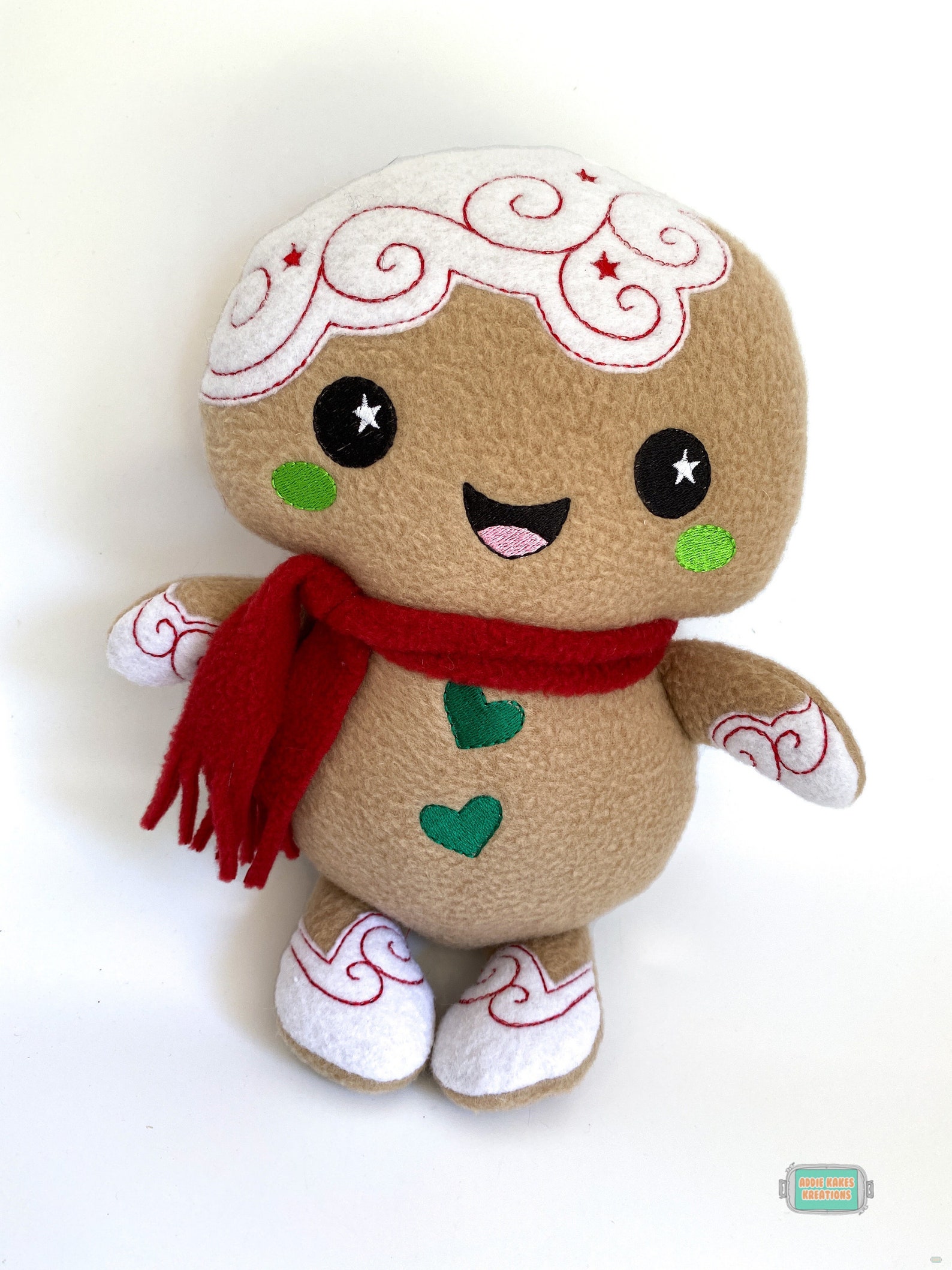 Gingerbread Plush Gingerbread Doll Soft Toy Christmas | Etsy