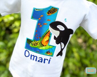 Orca Birthday Shirt - Personalized - Killer Whale