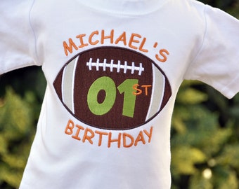 Personalized Football Birthday Shirt