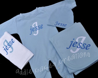 Personalized Baby Sleeper Set / Choose your Combo