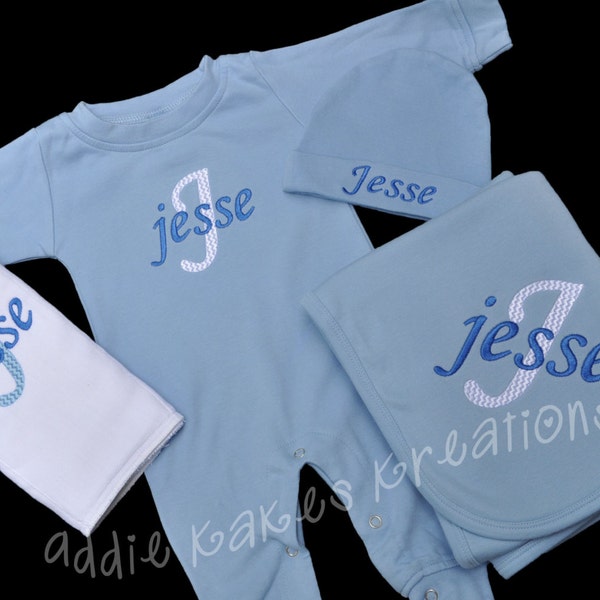 Personalized Baby Sleeper Set / Choose your Combo