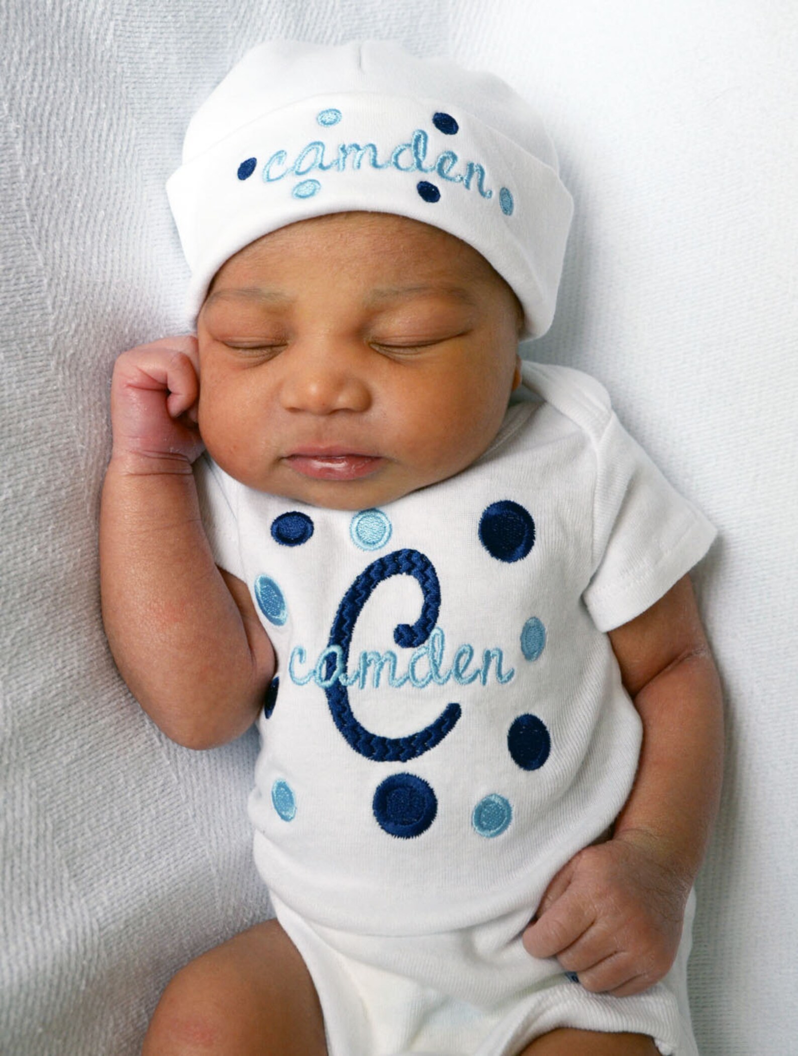 Polka Dot Baby Outfit Hospital Outfit Baby Boy Outfit Etsy