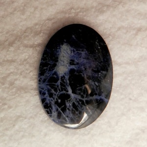 Sodalith-Designer schneiden ovalen Cabochon-Hand geschnitzt fokale Stück Jewelers Cab Eigenentwicklung Naturstein