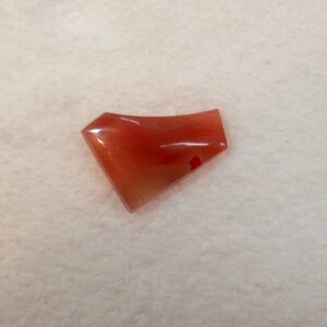 Carnelian Cabochon Hand Cut Natural Gemstone Oregon Agate Holly Oregon Designer Cab by Holey Stones