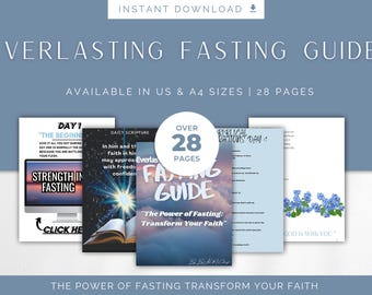 Everlasting fasting guide, spiritual fasting, Christian faith, fasting power, prayer and fasting, christian worship, plan your fasting