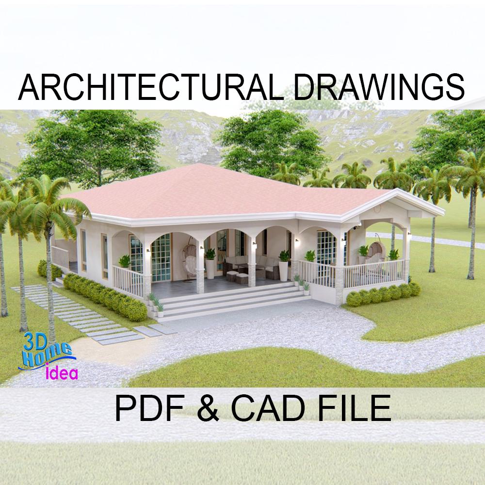 Simple Architecture Drawing.pdf HOUSE DESIGN (complete Architectural Drawings) PDF & Cad File , 11x 13. ...