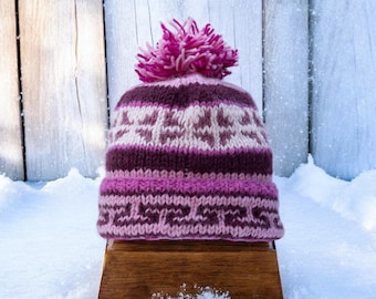 Wool Beanies Made in Nepal Hand Made 100% Wool - Etsy display picture 1