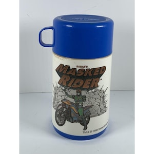 Vintage Lunchbox Thermos The Masked Rider Thermos For Lunchbox Aladdin Saban