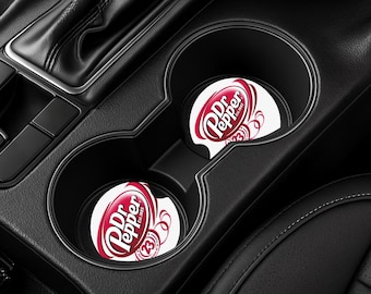 Dr Pepper Car Coaster, Car accessories, Soda Design, Christmas Gift, Unique Gift, Useful Car Product, Perfect Gift