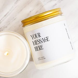 Custom Text Custom Message Candle Funny Gift Anniversary Gift Candle Custom Text Gift Valentines Gift Custom Personalized Candle K440