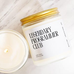 Programmer Gift Software Developer Candle Coder Tech Professional Web Developer Computer Science Thank You Funny End Of Year Birthday K5400