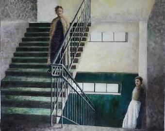 El extraño... Pintura original