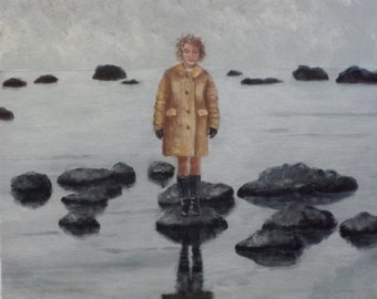 Solitario... Pintura original