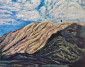 Rey de la colina... Pintura original