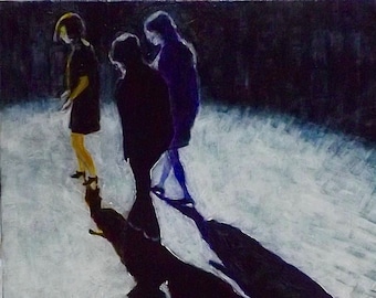 En el escenario... Pintura original