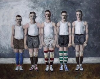 El equipo... Pintura original