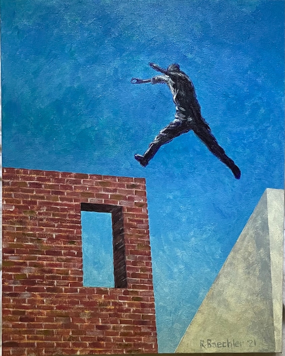 Leap... Original Painting