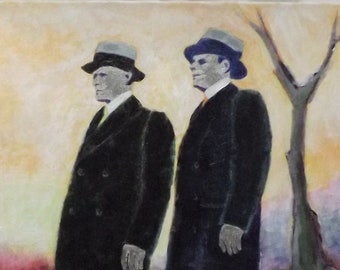 Hombres de hojalata... Pintura original
