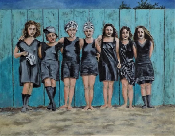 Bathing Beauties...Original Painting