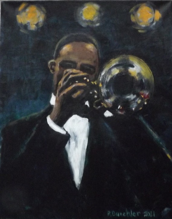 The Jazz Player...Original Painting