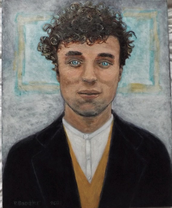 Young Charlie Chaplin...Original Painting