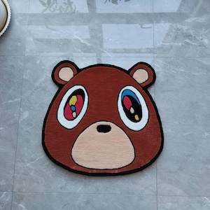 Custom Rug | Kanye Bear Rug | Custom Tufted Rug | Customized Halloween Rug | Personalized Rug | Tufted Rugs | Bedroom Carpet | Area Carpet |