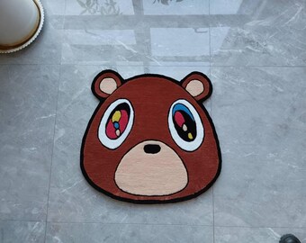 Custom Rug | Kanye Bear Rug | Custom Tufted Rug | Customized Halloween Rug | Personalized Rug | Tufted Rugs | Bedroom Carpet | Area Carpet |
