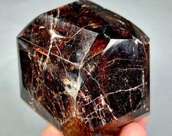 631 Gm Polished Almandine Garnet – A Deep Red Beauty From Afghanistan