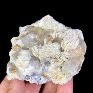 237 Gram Topaz With Albite & Quartz Crystal Specimen From Pakistan