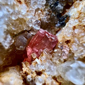 231 Gram Rarest Vayrynenite With Herderite & Tourmaline Crystal Specimen From Pakistan