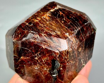 560 Gm Polished Almandine Garnet – A Deep Red Beauty From Afghanistan