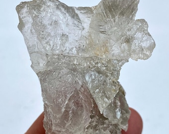 Etched Clear Quartz Crystal Specimen: 69 Grams, Pakistan Mineral