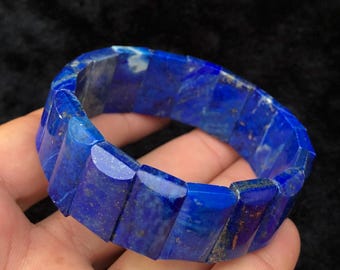 Natural Lapis Lazuli Bracelet from Afghanistan