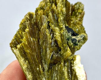 76 Gram Unique Epidote Crystal Specimen From Pakistan