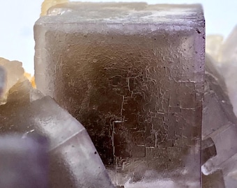 750 Gram Unique Cubic Fluorite Crystal Specimen From Pakistan