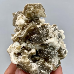 211 Gram Topaz With Feldspar On Mica Crystal Specimen From Pakistan