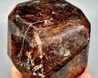 1055 Gm Polished Almandine Garnet – A Deep Red Beauty From Afghanistan