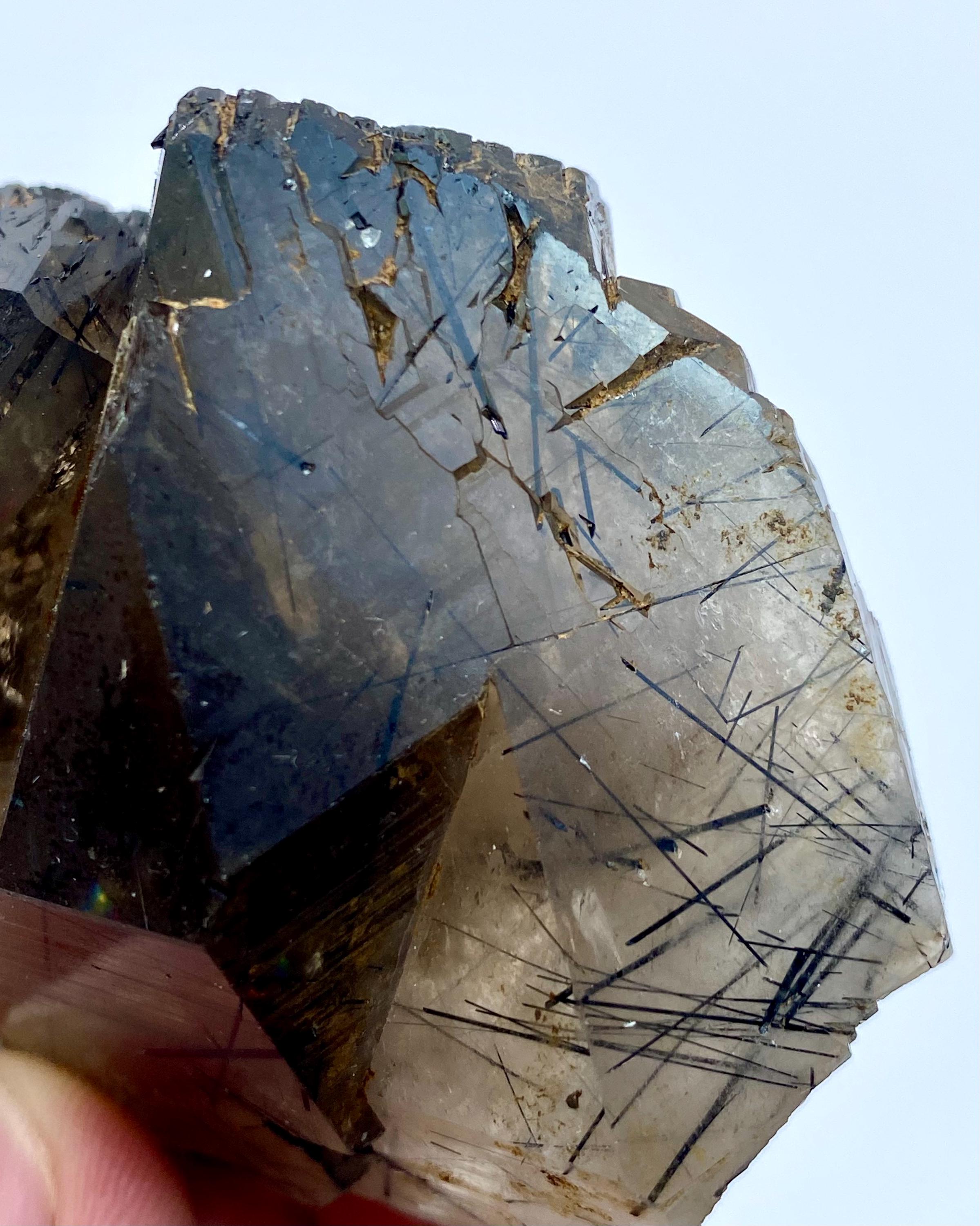 183グラム パキスタン産 ルチルスモーキークォーツ クリスタル - Etsy 日本