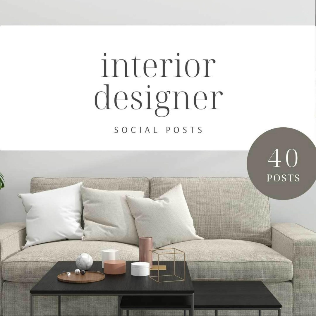Instagram Post Template: Interior Design Canva Social Media (digital ...