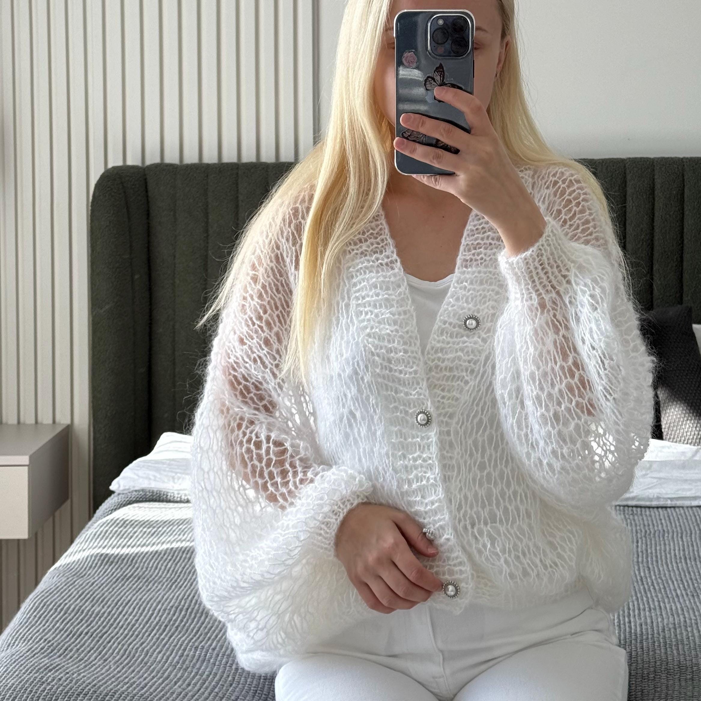 Cardigan bianco della sposa Italia
