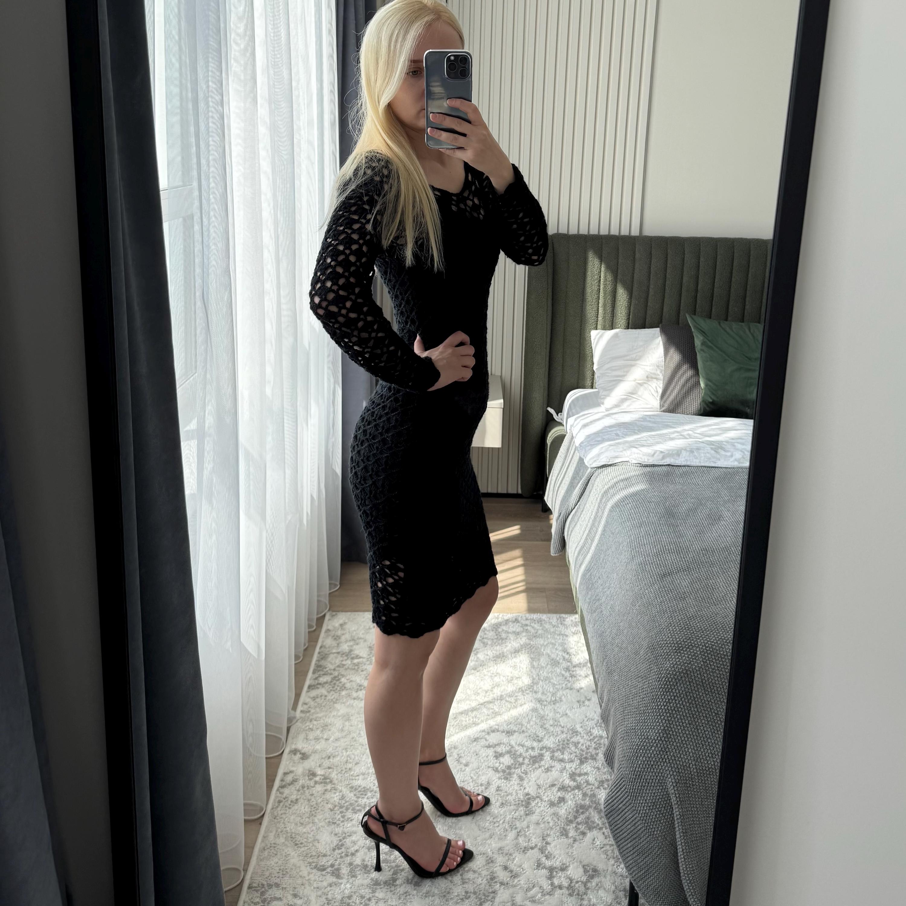 next pink lace dress Perri Lace Trim Bodycon Mini Dress Pink main image 0