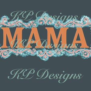 Mama Glitter Bundle PNG Design