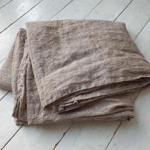 Flaches Bettlaken aus Flachs in Grün