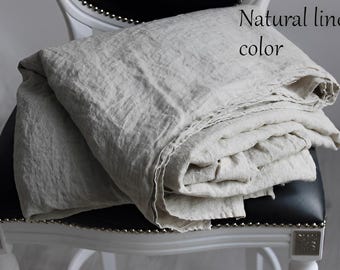 Linen Flat Sheet Classic Linen Top Bed Sheet Shabby Chic Look Linen Bed Flat Sheet Soft Organic Linen Bedding Bed Decor