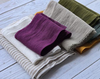 Linnetygrester - Färgade linnetygrester för hantverk - Quiltning - Noll-avfallspaket