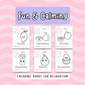 ABC Baby Shower Coloring Book, Baby's First ABC Book, Baby Coloring ...