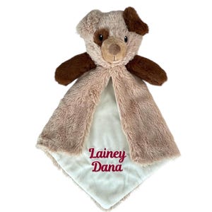 Personalized Kitty Baby Lovey, Embroidered Cat Blanket Puppy
