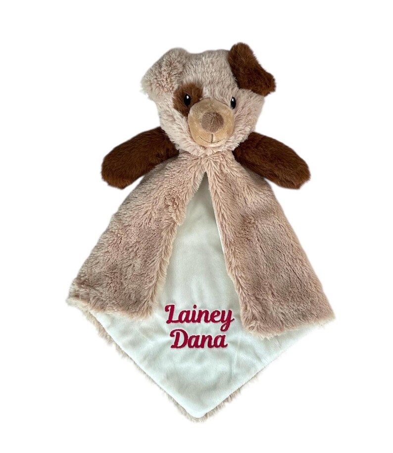 Personalized Kitty Baby Lovey, Embroidered Cat Blanket Puppy