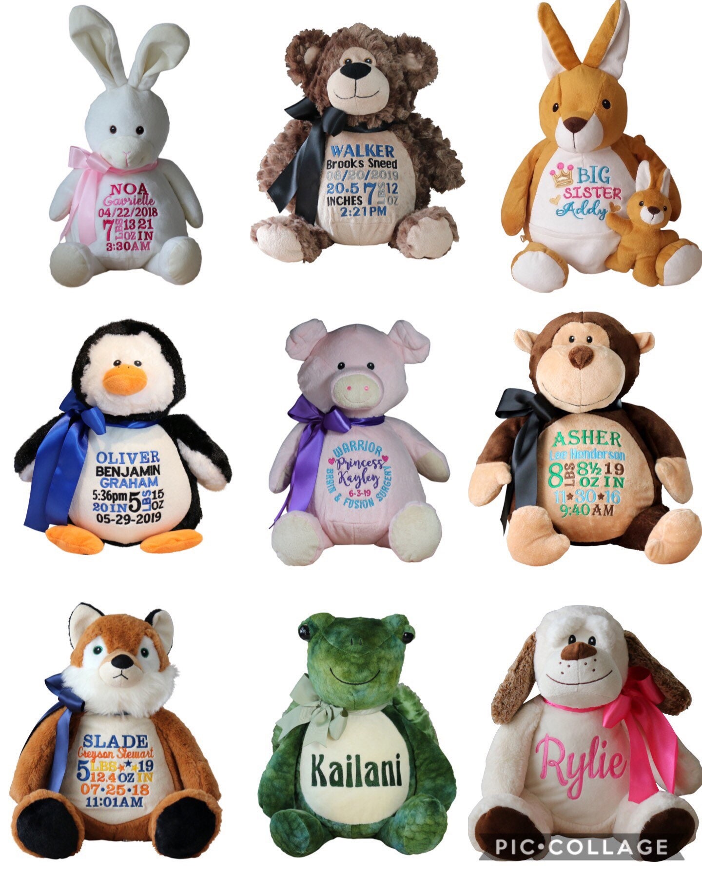 personalized stuffed animal